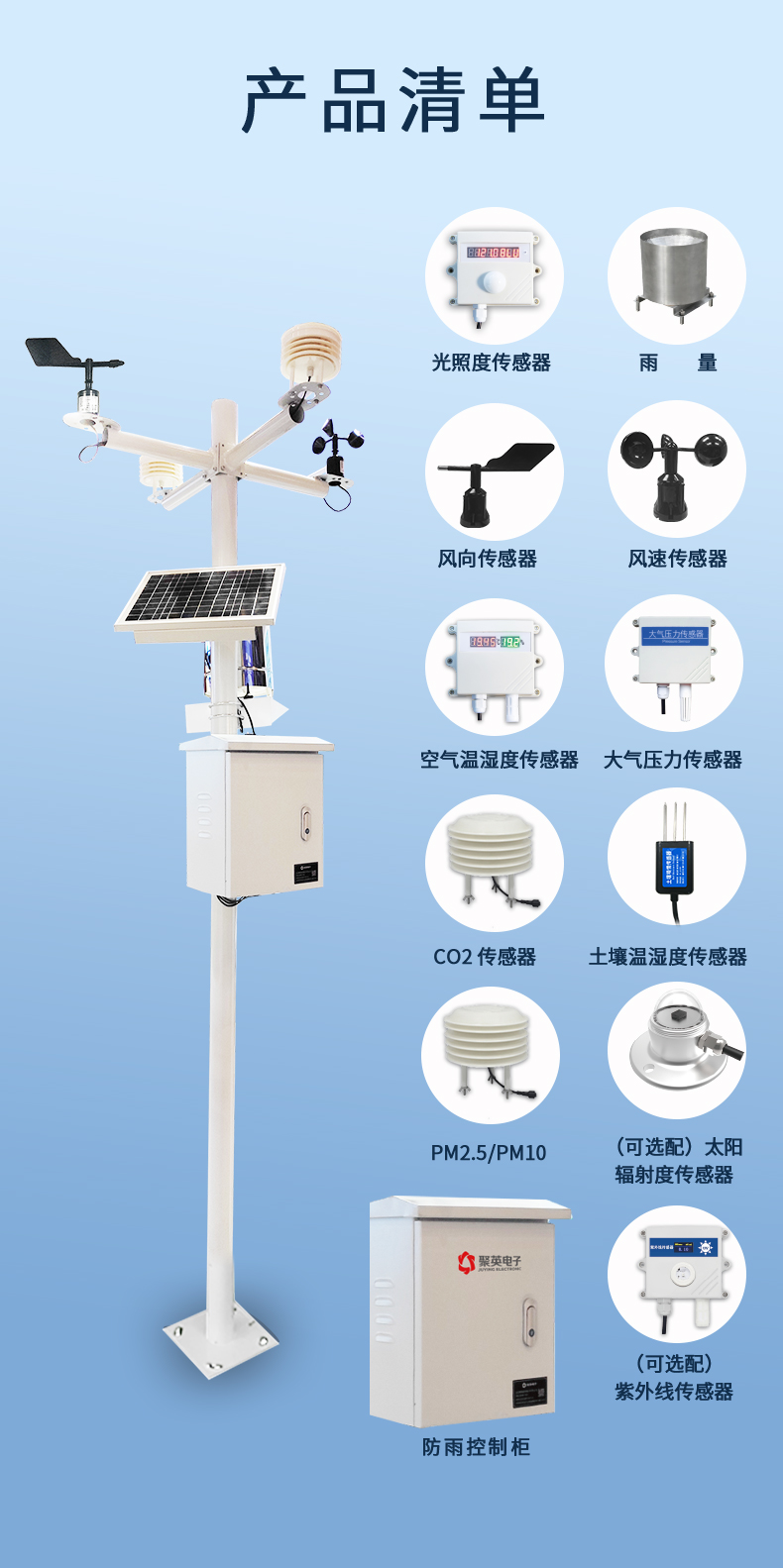 組成農(nóng)業(yè)氣象站的各項設備都是高精密儀器