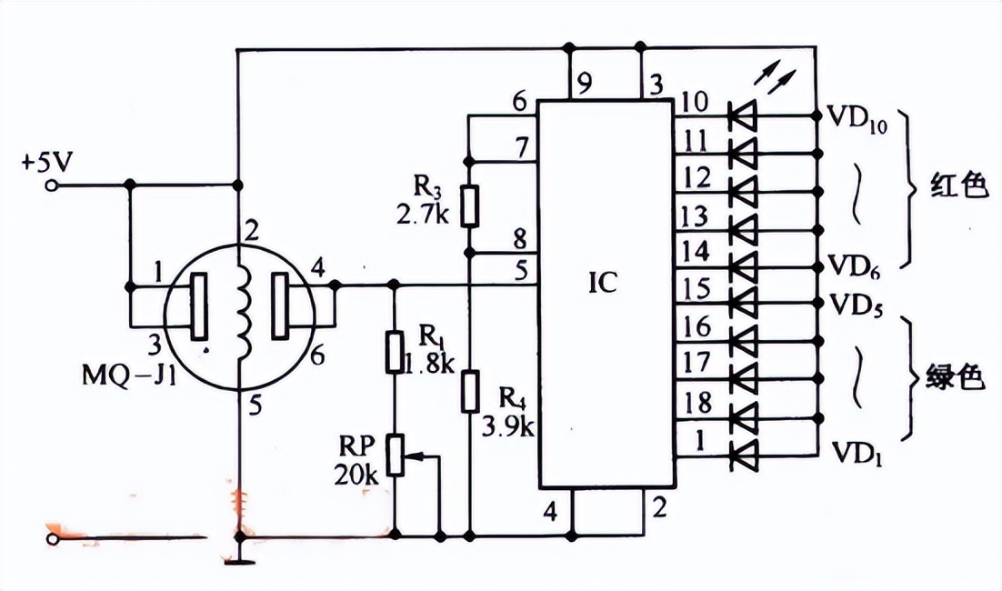 酒精氣體傳感器工作原理及電路圖