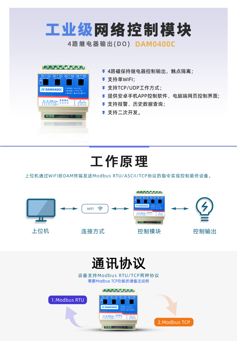 DAM-0400C 工業(yè)級I/O模塊