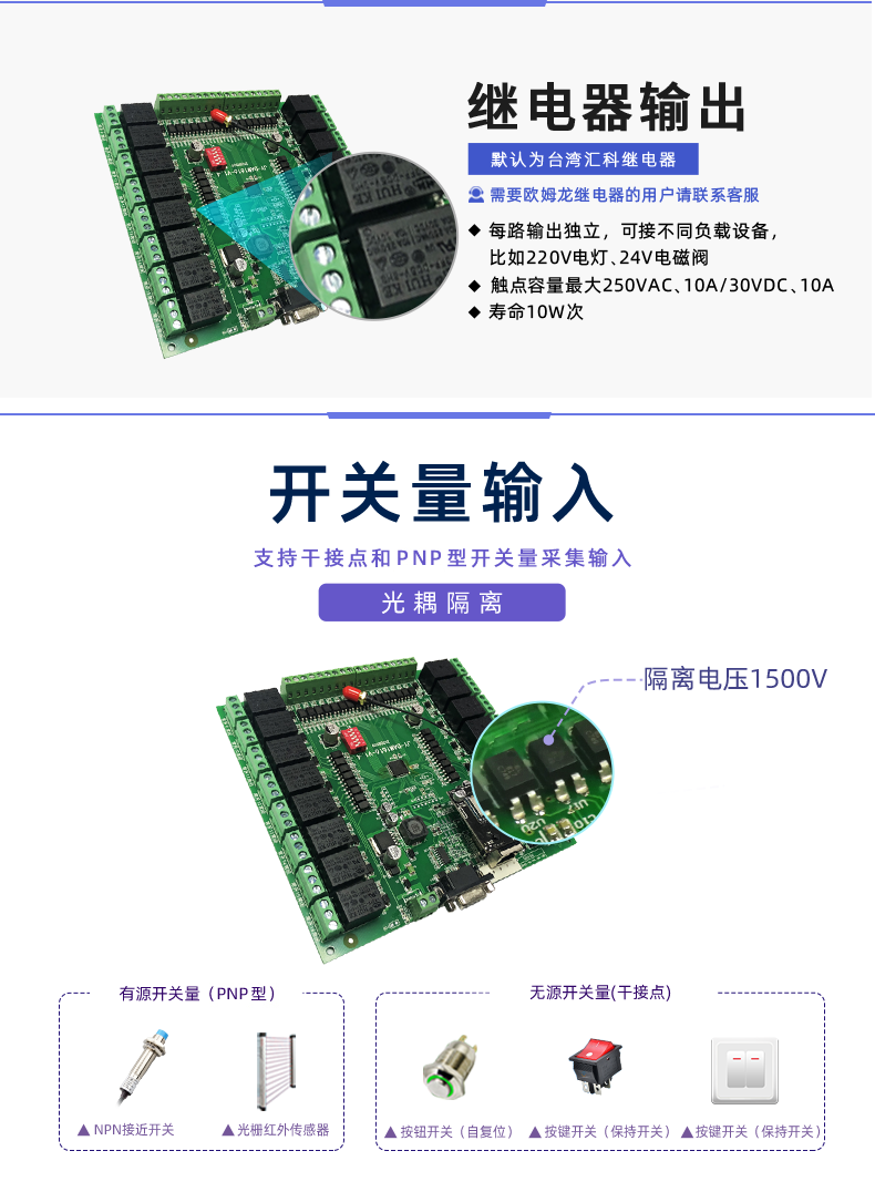 云平臺 DAM-1616 GPRS版 遠程智能控制器開關(guān)量輸入