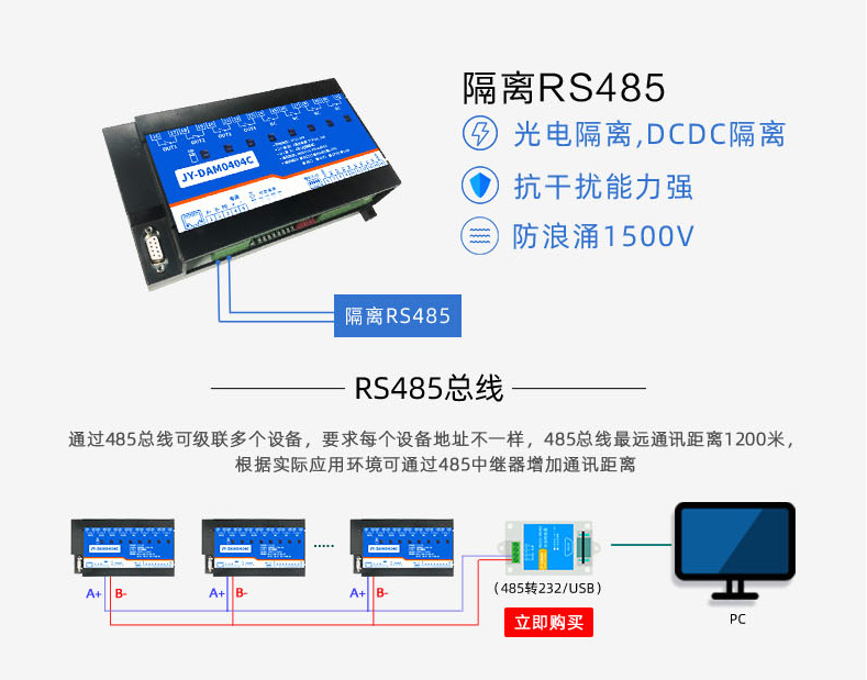 0404DRS485總線