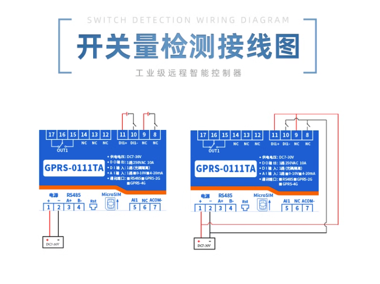 開關量接線圖